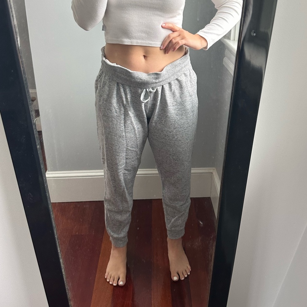 grey joggers